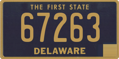 DE license plate 67263