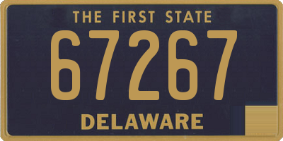 DE license plate 67267