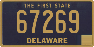 DE license plate 67269