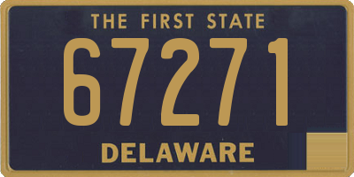 DE license plate 67271
