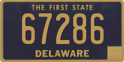 DE license plate 67286