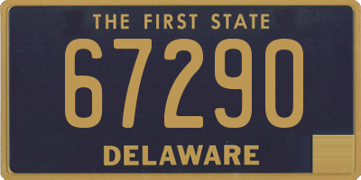 DE license plate 67290