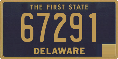DE license plate 67291