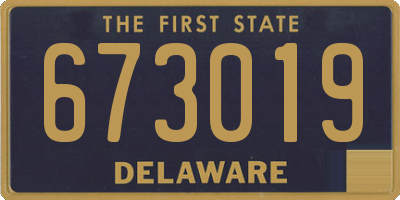 DE license plate 673019