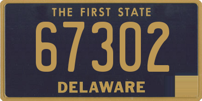 DE license plate 67302