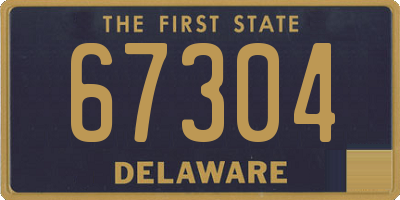 DE license plate 67304