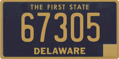 DE license plate 67305