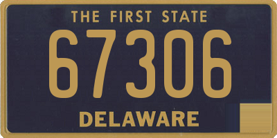 DE license plate 67306