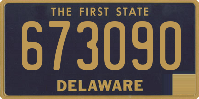 DE license plate 673090