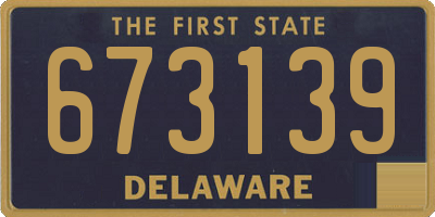 DE license plate 673139