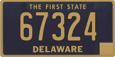 DE license plate 67324