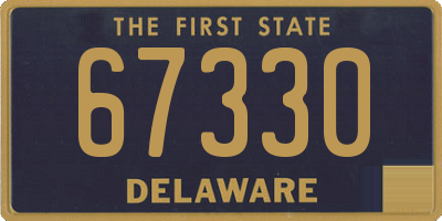 DE license plate 67330