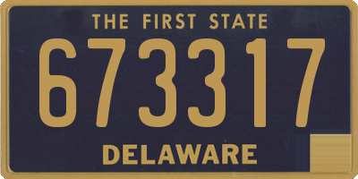 DE license plate 673317