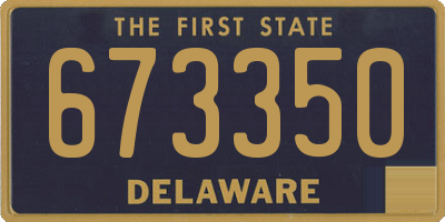 DE license plate 673350