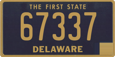 DE license plate 67337