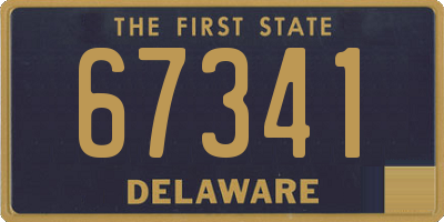 DE license plate 67341