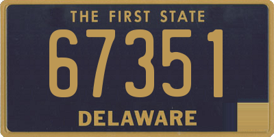 DE license plate 67351