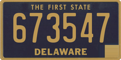 DE license plate 673547
