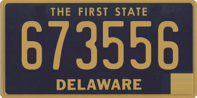 DE license plate 673556