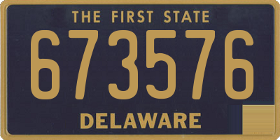 DE license plate 673576