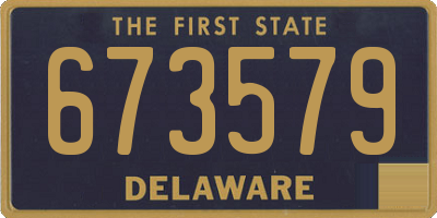 DE license plate 673579