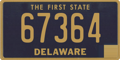 DE license plate 67364
