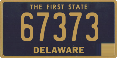 DE license plate 67373