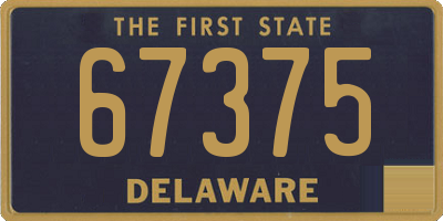 DE license plate 67375