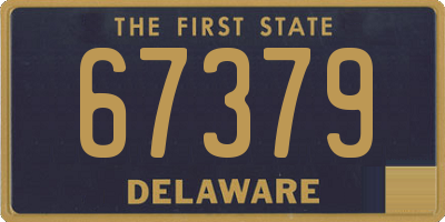DE license plate 67379