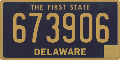 DE license plate 673906
