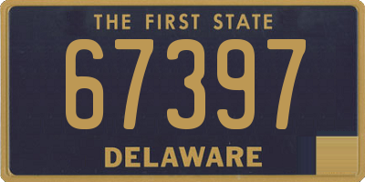 DE license plate 67397