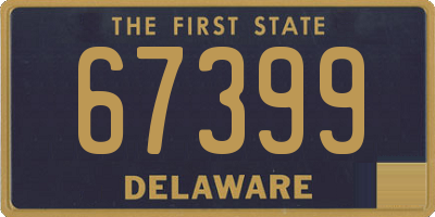 DE license plate 67399