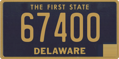 DE license plate 67400