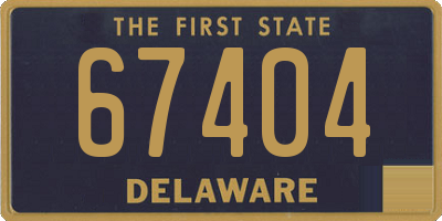DE license plate 67404