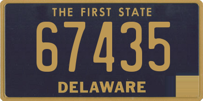 DE license plate 67435