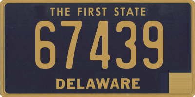 DE license plate 67439