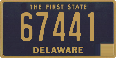 DE license plate 67441