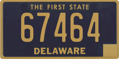 DE license plate 67464