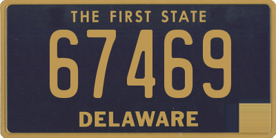 DE license plate 67469