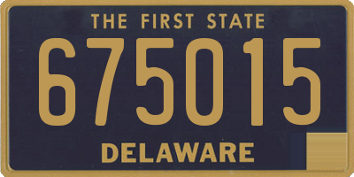 DE license plate 675015