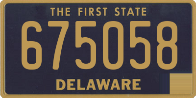 DE license plate 675058