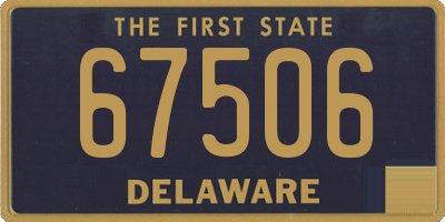 DE license plate 67506