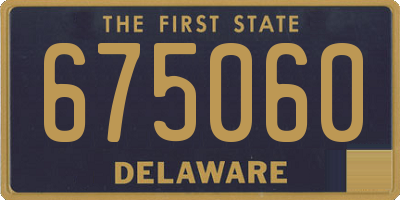 DE license plate 675060