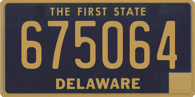 DE license plate 675064
