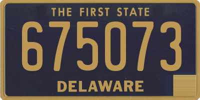 DE license plate 675073