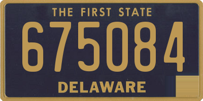 DE license plate 675084