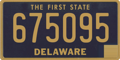 DE license plate 675095