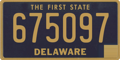 DE license plate 675097