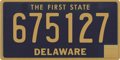 DE license plate 675127