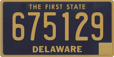 DE license plate 675129